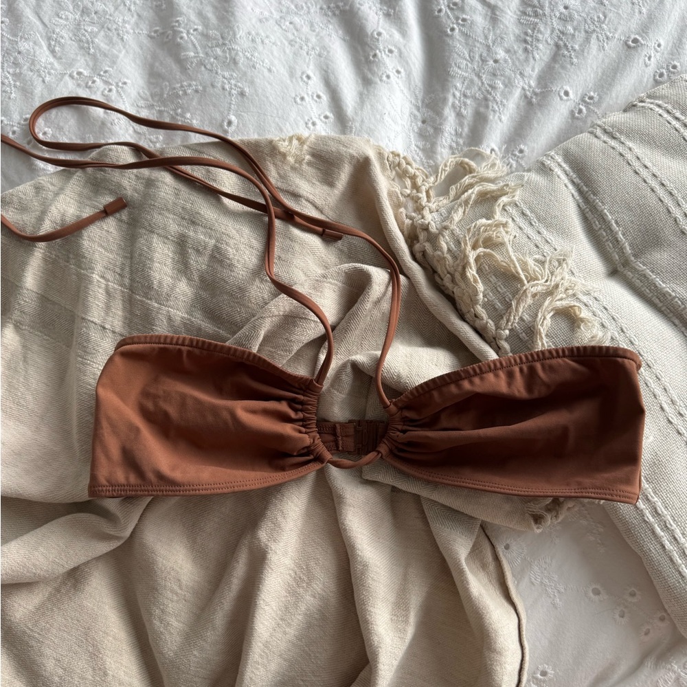 Brand new Babaton Rust Bikini Top